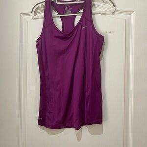 Nike Women's Magenta Dri-FIT Tank Top